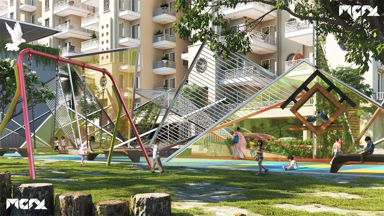 Escon Primera, Airport Road, Mohali - project view 1