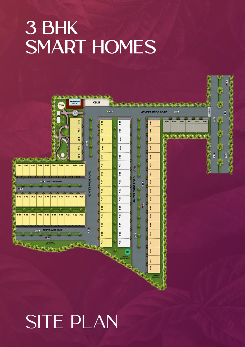 Roseate Homes floor plan 1