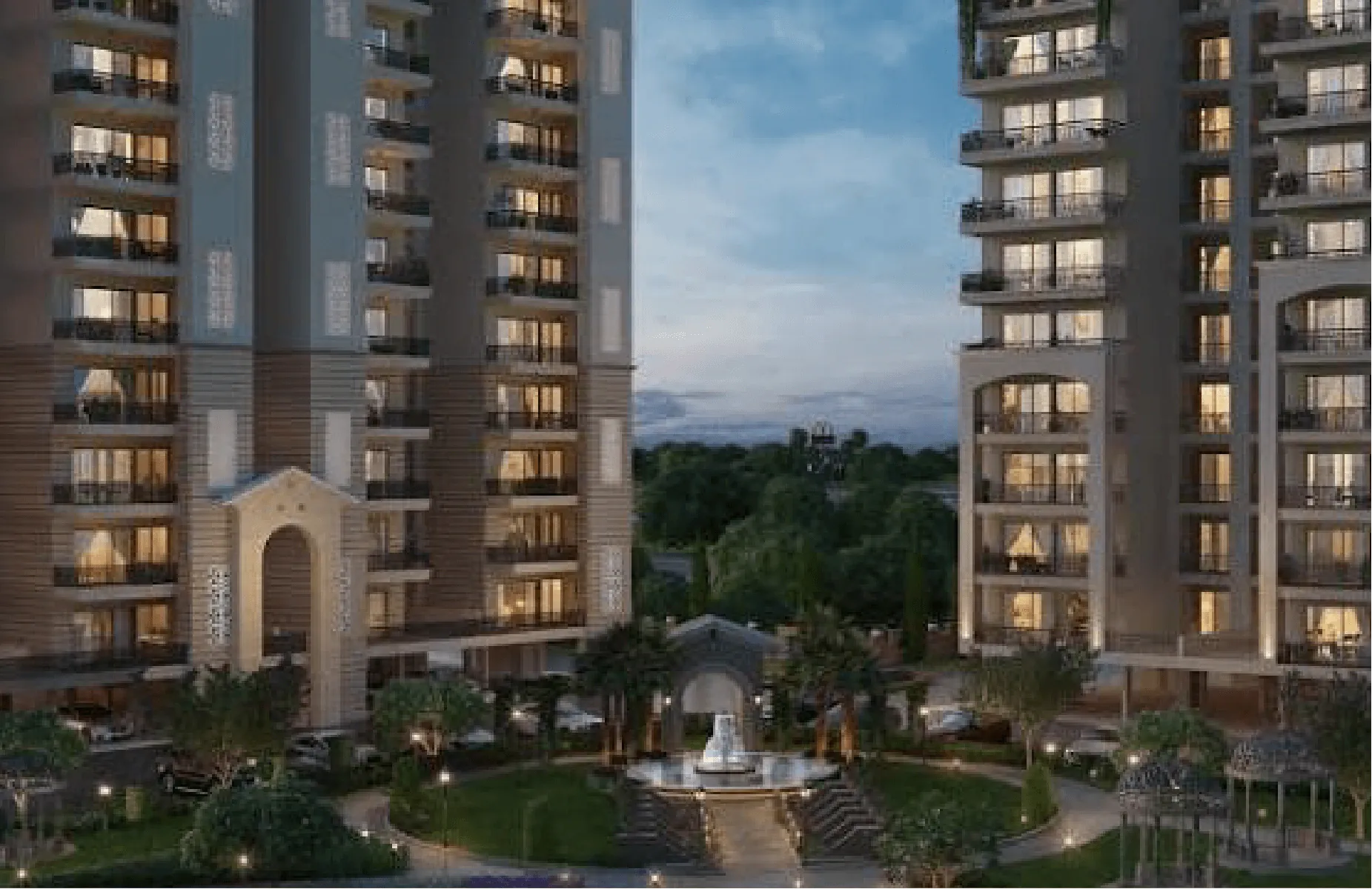 El Spazia Elite Spanish Homes, Zirakpur - project view 2