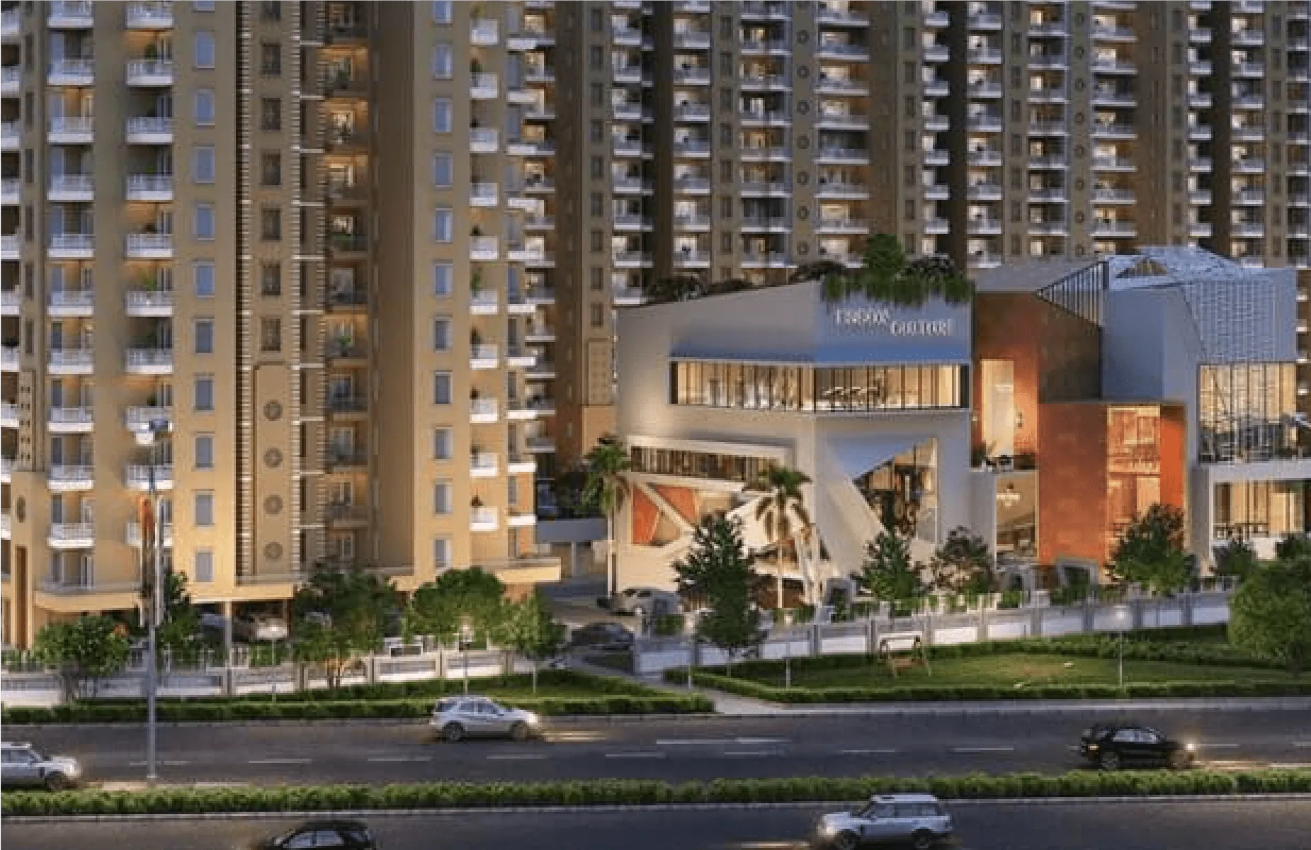 Escon Primera, Village Chatt, Zirakpur - project view 1