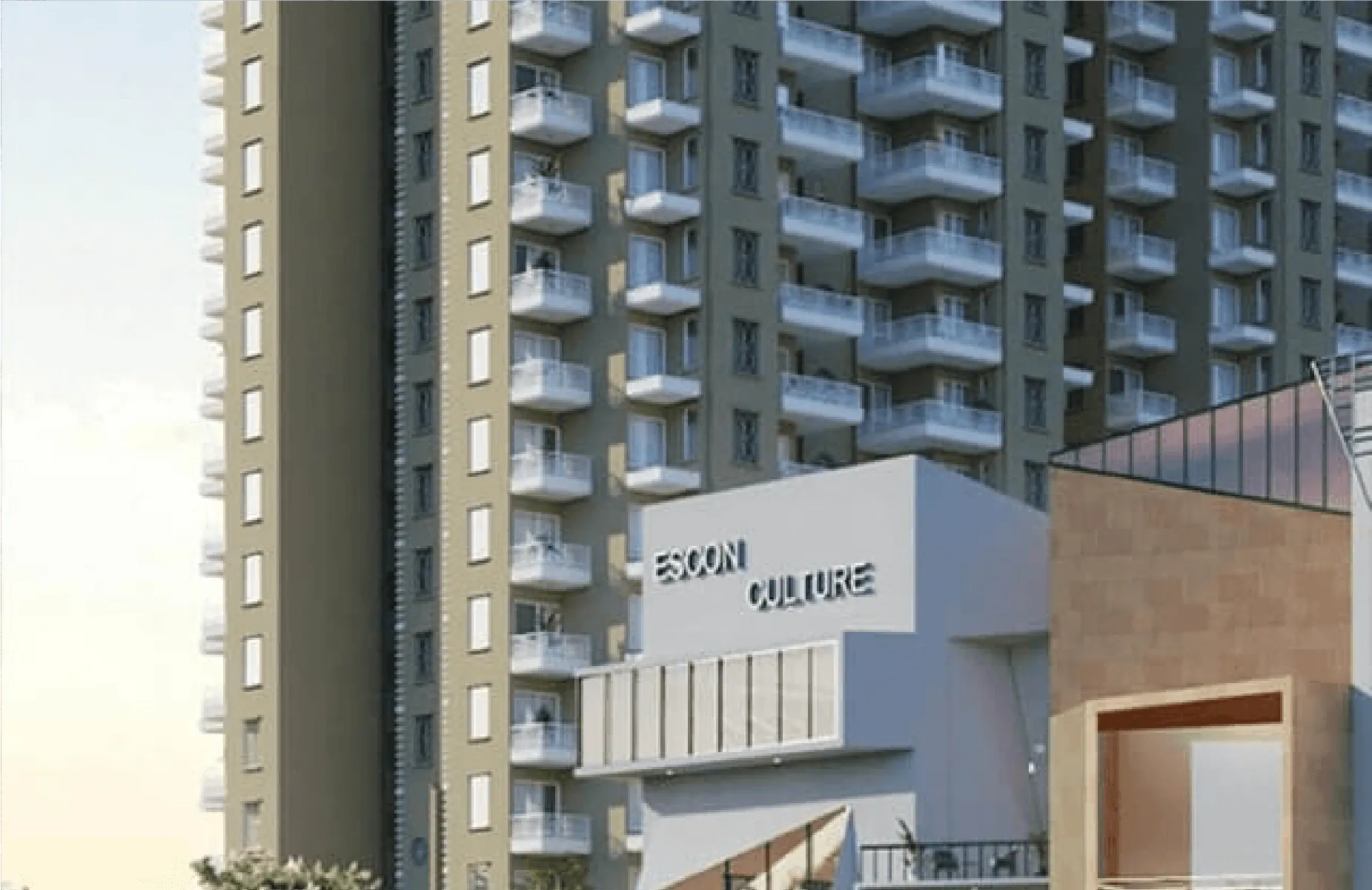 Escon Primera, Village Chatt, Zirakpur - project view 3