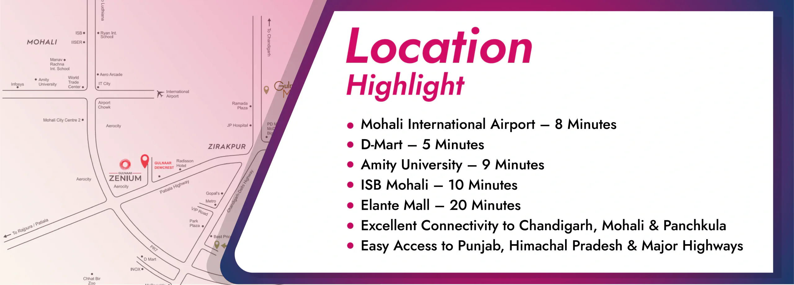 Gulnaar Zenium location map