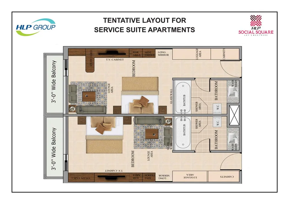HLP Social Square floor plan 2