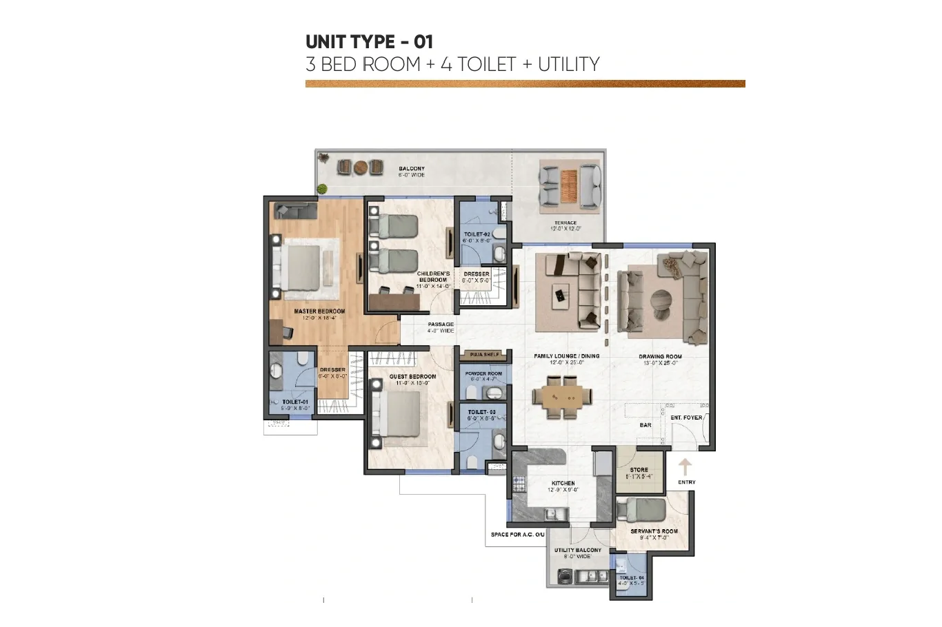 The Medallion Aurum floor plan 2